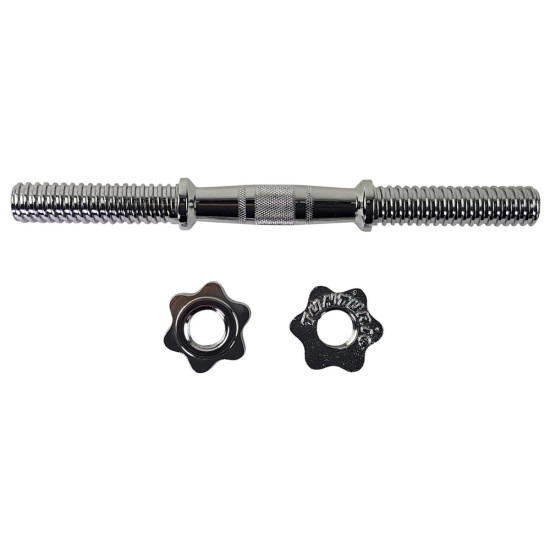 Tunturi Αλτηράκι Banana Shaped Chrome bar, 38 cm Tunturi Αλτηράκι Banana Shaped Chrome bar, 38 cm